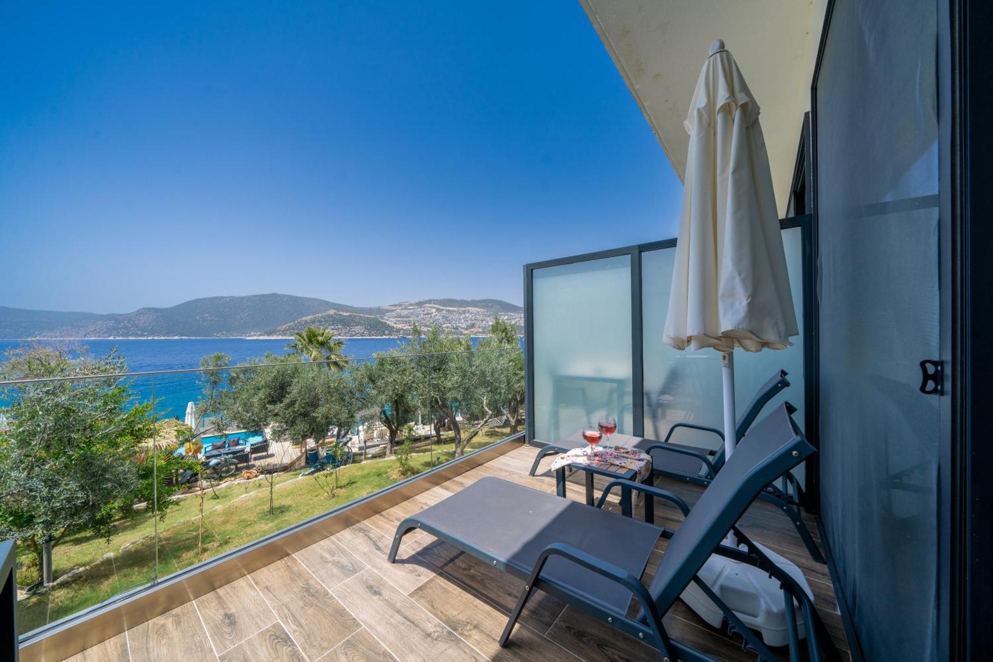 Kalkan Beach Park Hotel Kas Exterior foto