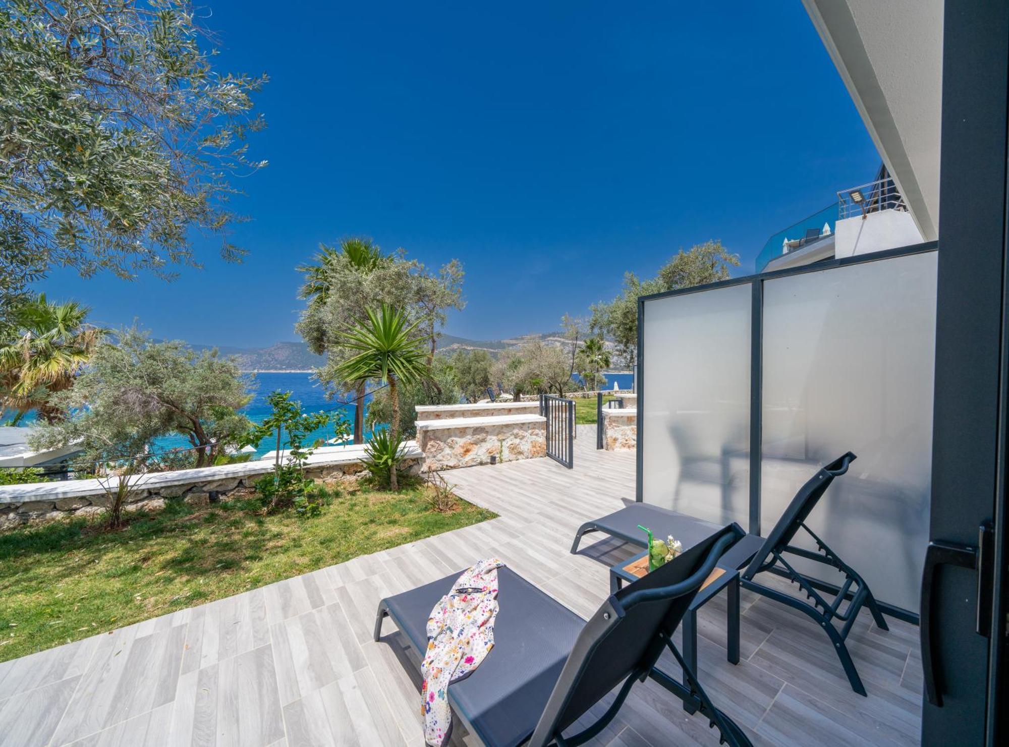 Kalkan Beach Park Hotel Kas Exterior foto