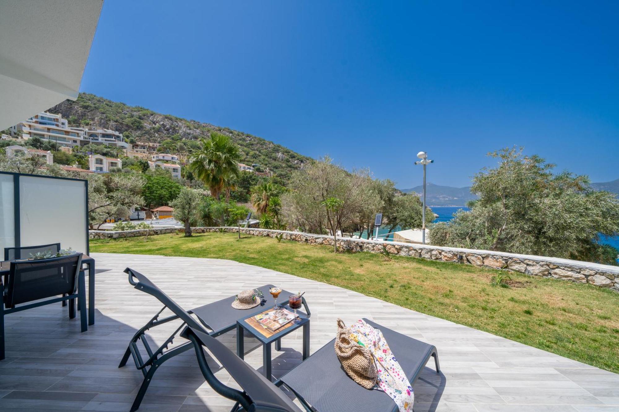 Kalkan Beach Park Hotel Kas Exterior foto