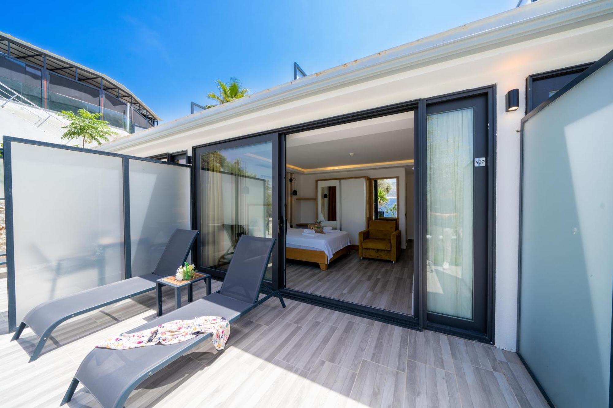 Kalkan Beach Park Hotel Kas Exterior foto