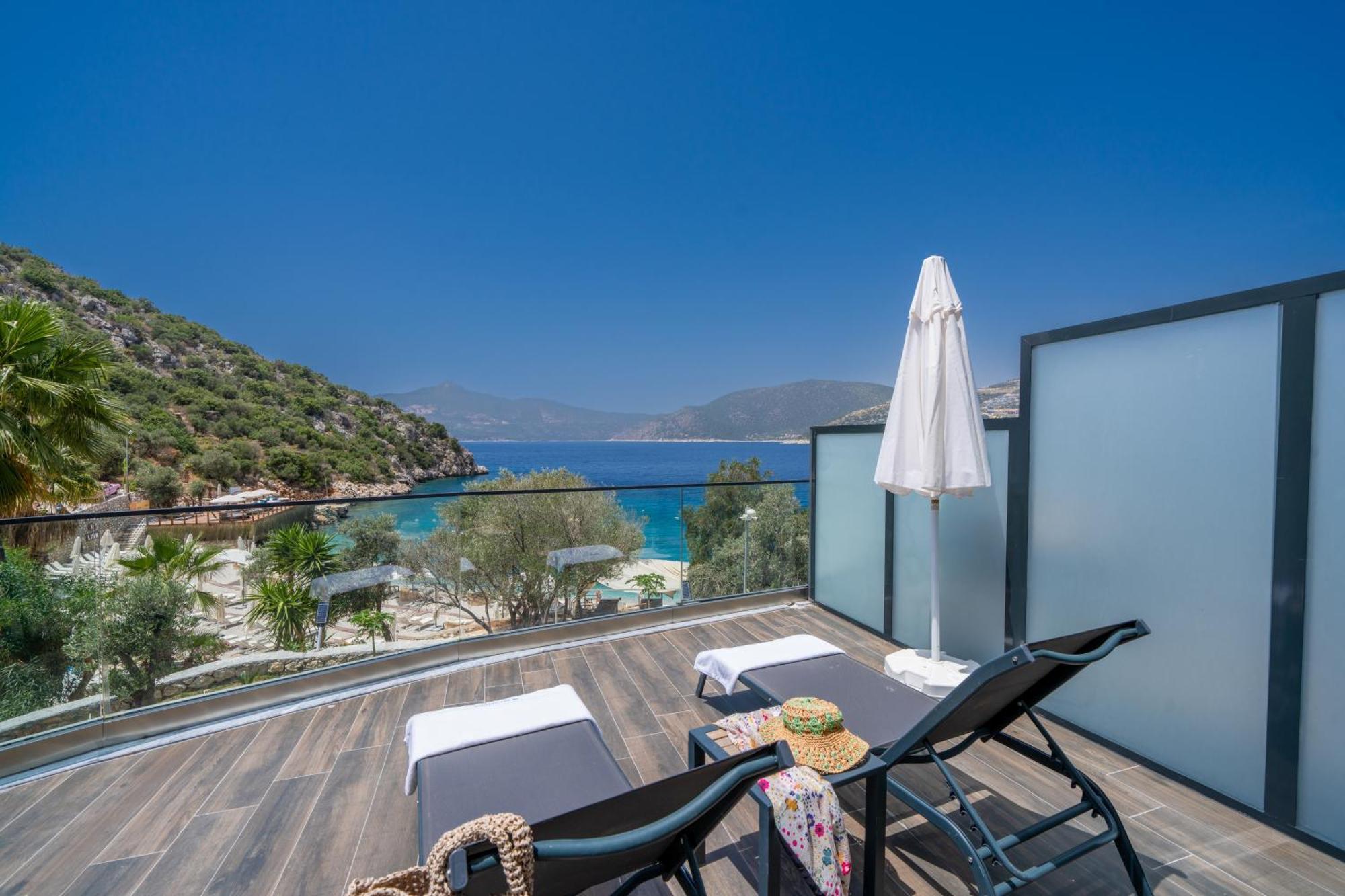 Kalkan Beach Park Hotel Kas Exterior foto