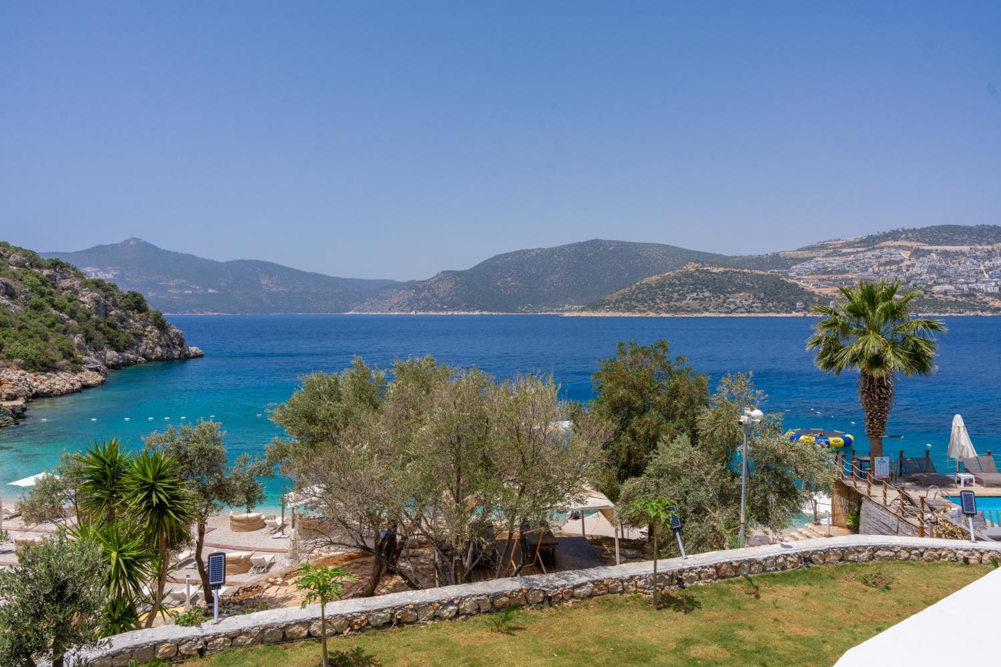 Kalkan Beach Park Hotel Kas Exterior foto