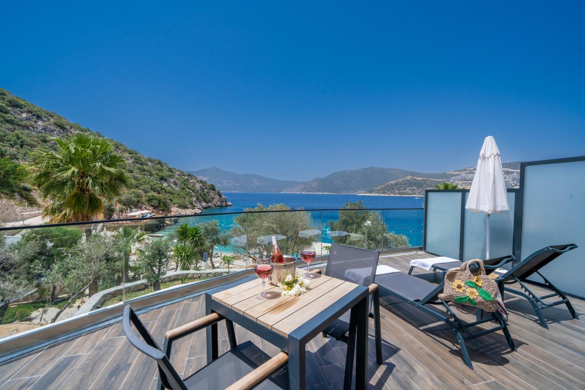 Kalkan Beach Park Hotel Kas Exterior foto
