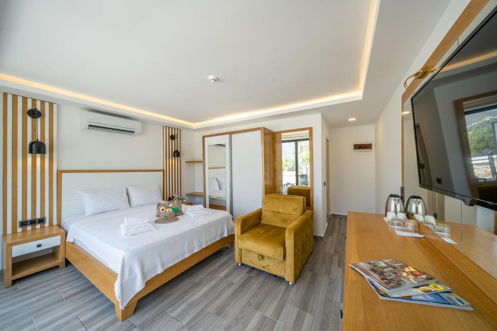 Kalkan Beach Park Hotel Kas Exterior foto
