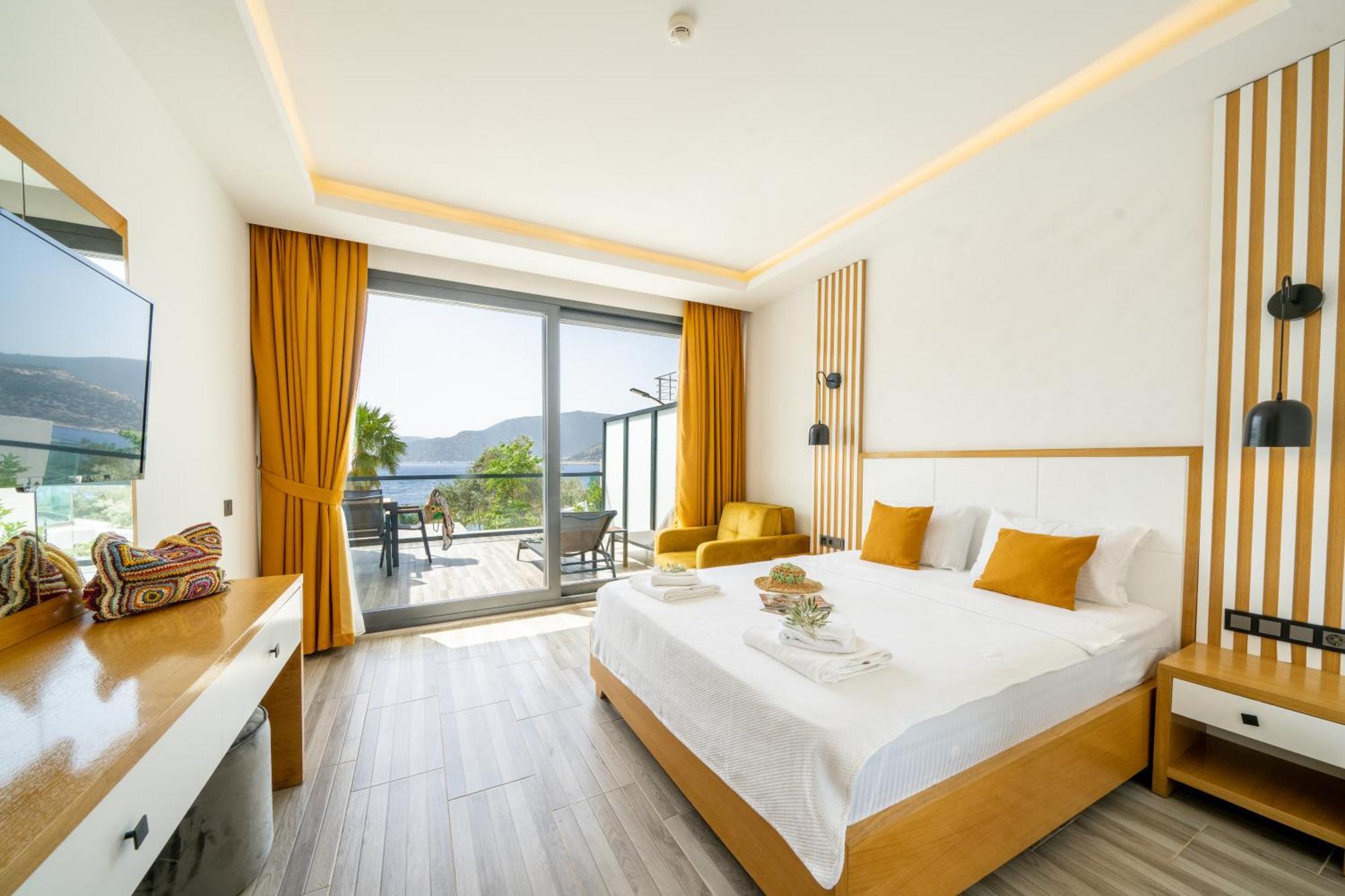 Kalkan Beach Park Hotel Kas Exterior foto